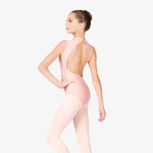 MARIIA CROWN Style 35083 Mock Neck Tank Leotard - Child Medium
